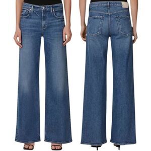 Citizen Of Humanity Loli Mid Rise Baggy Wide-Leg Boho Jeans Palazzo Sz 29 NWT
